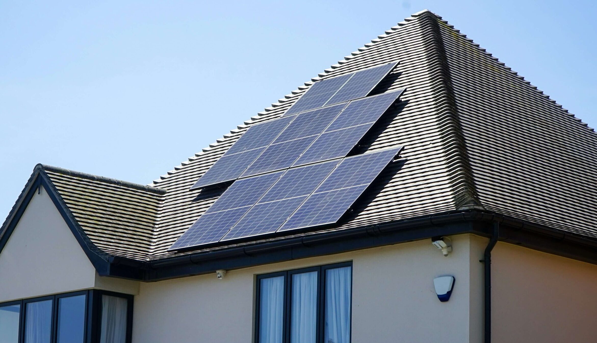 solar panel in residential property